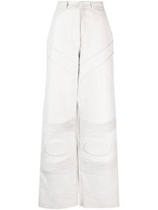 Almaz pantalon Gear Up en cuir - Blanc