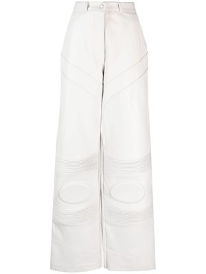 Almaz Leren broek - Wit