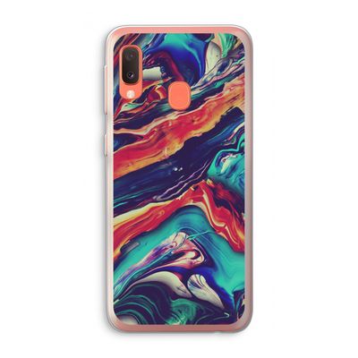 Chameleon Sun: Samsung Galaxy A20e Transparant Hoesje