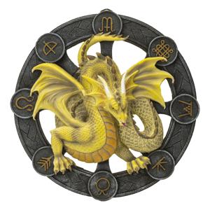 Anne Stokes Plaque Mabon Dragon 32 Cm