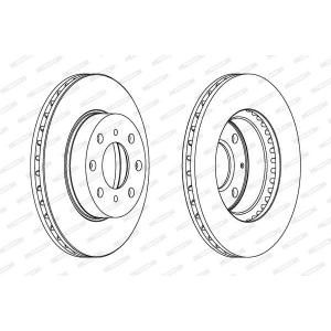 Ferodo Remschijf DDF447C