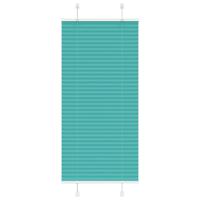 VidaXL Plissé rolgordijn 55x150 cm stofbreedte 54,4 cm petrol groen