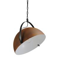 Masterlight Landelijke hanglamp Larino 50 roestbruin met wit 2197-25-06-B-K