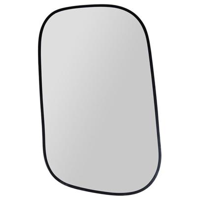 Wandspiegel Fancy - zwart - metaal - organisch - 32 x 51 cm - wanddecoratie spiegels