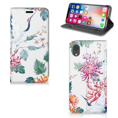 Apple iPhone Xr | Hoesje maken | Bird Flowers
