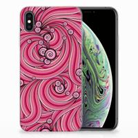 Apple iPhone Xs Max | Hoesje maken | Swirl Pink