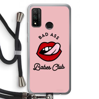 Badass Babes Club: Huawei P Smart (2020) Transparant Hoesje met koord