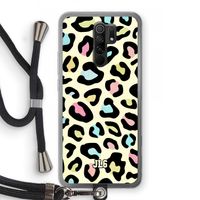 Leopard pattern: Xiaomi Redmi 9 Transparant Hoesje met koord Leopard pattern: Xiaomi Redmi 9 Transparant Hoesje met koord