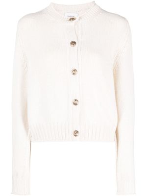 Barrie cardigan en cachemire à boutonnière - Tons neutres