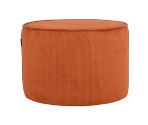 LABEL51 Poef 'Tibo' Rib, kleur Roest