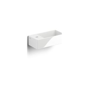 Fontein Clou Flush 3 Keramiek Wit Met Kraangat Links 35x10x18 cm