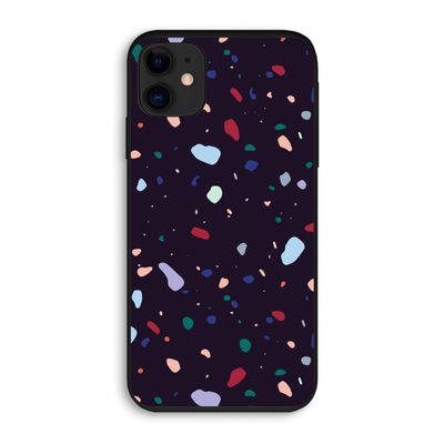 Dark Rounded Terrazzo: iPhone 11 Biologisch afbreekbaar hoesje