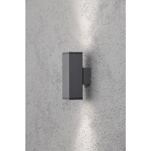 Konstsmide Monza Up & Down 7907-370 Buitenlamp (wand) Halogeen GU10 70 W Antraciet
