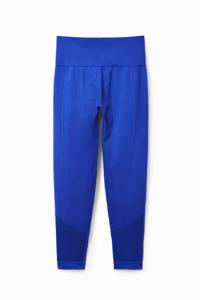 Elastische legging met texturen - BLUE - S