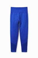 Elastische legging met texturen - BLUE - S