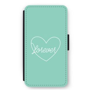 Forever heart pastel: iPhone 12 mini Flip Hoesje