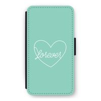 Forever heart pastel: iPhone 12 mini Flip Hoesje