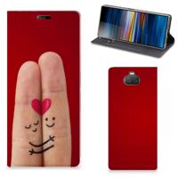 Sony Xperia 10 Plus Hippe | Standcase | Liefde - Origineel Romantisch Cadeau