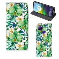 Motorola Moto G9 Power Smart Cover Orchidee Groen - thumbnail