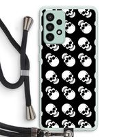 Musketon Skulls: Samsung Galaxy A52s 5G Transparant Hoesje met koord