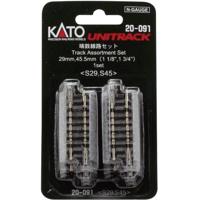 7078015 N Kato Unitrack Overgangsrails 45 mm 1 set(s)