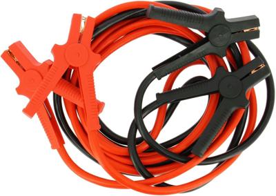 Pakket van 2 startkabels - XLPT - 35 mm² - 4,50 m - Geïsoleerde klemmen - Opbergtas inbegrepen