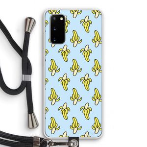 Bananas: Samsung Galaxy S20 Transparant Hoesje met koord