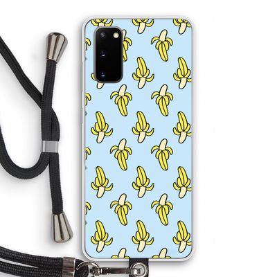 Bananas: Samsung Galaxy S20 Transparant Hoesje met koord