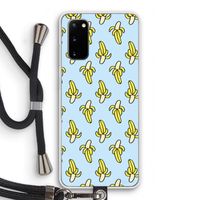 Bananas: Samsung Galaxy S20 Transparant Hoesje met koord