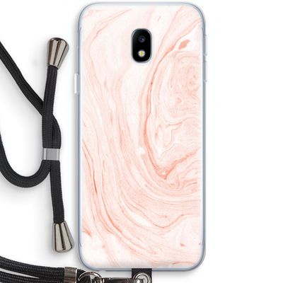 Peach bath: Samsung Galaxy J3 (2017) Transparant Hoesje met koord