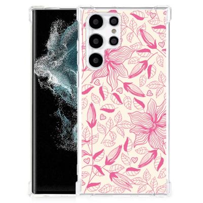 Samsung Galaxy S22 Ultra Case Pink Flowers Samsung Galaxy S22 Ultra Case Pink Flowers