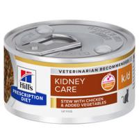Hill&apos;s Prescription Diet K/D Kidney Care stoofpotje voor kat met kip & groenten blik 1 tray (24 x 82 g)