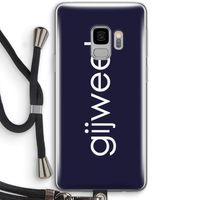 Gijweet: Samsung Galaxy S9 Transparant Hoesje met koord
