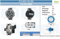 Universal BV PSH, Spanning (Volt)12V