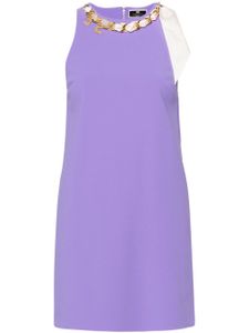 Elisabetta Franchi robe courte à coupe évasée - Violet