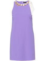 Elisabetta Franchi robe courte à coupe évasée - Violet - thumbnail