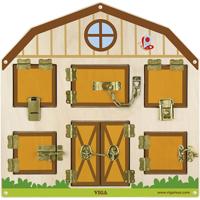 VIGA huis op slot activiteitenbord, afm 44x44 cm, 1 stuk