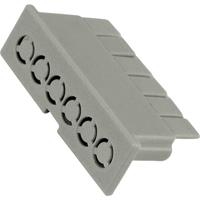 Hammond Electronics DIN-rail-behuizing deksel 35 x 10 x 16 Polycarbonaat Lichtgrijs 1 stuk(s) - thumbnail