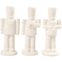 Creativ Company Notenkraker, h: 14 cm, wit, 3 stuk/ 1 doos