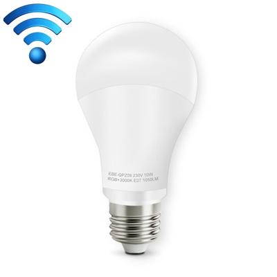 E27 10W Colour WiFi Smart LED gloeilamp 14 LEDs 3000K + RGB 1050 LM werkt met Alexa & Google Startpagina AC 230V