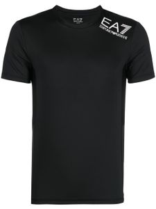 Ea7 Emporio Armani t-shirt à logo imprimé - Noir