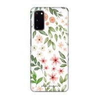 Botanical sweet flower heaven: Volledig geprint Samsung Galaxy S20 Hoesje