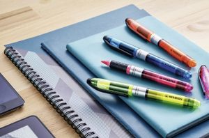 STABILO Navigator, markeerstift, blauw, per stuk