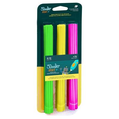 3Doodler navulling - groen/geel/roze