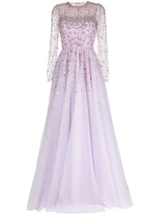 Jenny Packham robe longue Constantine à ornements - Violet