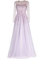 Jenny Packham robe longue Constantine à ornements - Violet