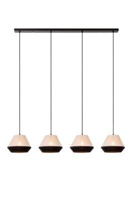 Lucide KALA - Hanglamp - 4xE14 - Taupe