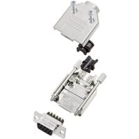 Amphenol L17DTPK-M-15+L77DA15SST D-sub female connectorset 180 ° Aantal polen: 15 Schroeven 1 stuk(s)