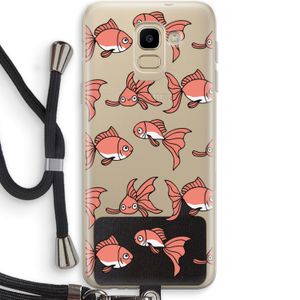 Blub: Samsung Galaxy J6 (2018) Transparant Hoesje met koord