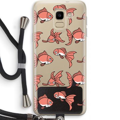 Blub: Samsung Galaxy J6 (2018) Transparant Hoesje met koord